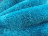 100% polyester long plush fleece for hometextile,garment