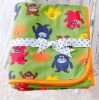 100% polyester  lovely design printed DTY/FDY polar fleece