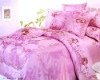 100% polyester lovely printed bedding sets 3pcs/4pcs