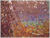 100%polyester mesh 9mm allover spangle embroidery fabric