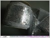 100%polyester mesh and sequin lace embroidery fabric