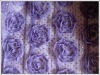 100% polyester  mesh fabric and sequin ribbon  embroidery  design