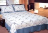 100% polyester microfiber bedspread set,sheet set