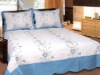 100% polyester microfiber bedspread set,sheet set