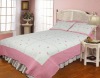 100% polyester microfiber bedspread set,sheet set