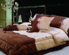 100% polyester microfiber  embroidery comforter set
