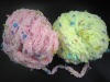 100%polyester microfiber twisted fancy yarn for hand knitting