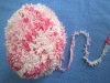 100%polyester microsoft pigtail fancy yarn for hand knitting