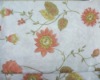 100% polyester morning glory table cloth