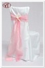 100%polyester organza chair sash for wedding/party