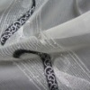 100% polyester organza fabric,jacquard organza curtain
