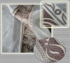 100% polyester organza jacquard curtain