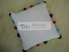 100 polyester pillow with our Logo