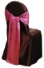 100%polyester plain dyed japanese-tie satin chair sash for wedding