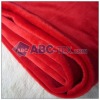 100% polyester plain dyeing velboa/velour fabric