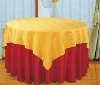 100% polyester plain table cloth