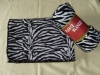 100%polyester polar fleece animal printed blanket