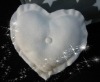 100% polyester polar fleece heart-shaped back cushion