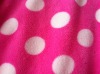 100% polyester polka dot print fabric