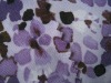 100% polyester print fake silk fabric