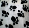 100% polyester print short velvet
