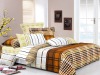 100%polyester printed bed linens comforter set