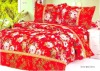 100% polyester printed bed sheet