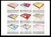 100% polyester printed coral fleece fabric blanket