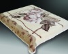 100% polyester printed high quality plush mink blanket