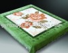 100% polyester printed mink blanket