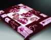 100% polyester printed mink blanket