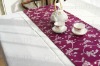 100% polyester printed nice color table runner