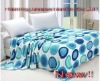 100%polyester printed plain coral fleece fabric