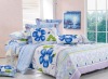 100%polyester printed twill bed linens comforter set