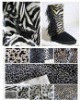 100% polyester printed velboa