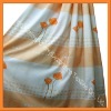 100% polyester printing floral curtain
