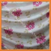100% polyester printing floral curtain