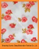 100% polyester printing flower curtain fabric