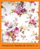 100% polyester printing flower curtain fabric