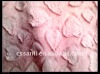 100% polyester pv fabric heart pattern embossed for blanket