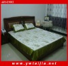 100% polyester queen size Emulation silk embroidery bedding sets