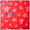 100% polyester red brushed velboa fabric