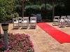 100%polyester red out door exhibition carpet