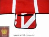 100% polyester red soft printed picnic blanket