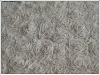 100% polyester  ribbon embroidery deep pile fabric