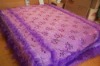 100% polyester ruffled comforter bedding set