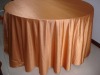 100% polyester satin hotel table cloth