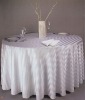 100% polyester satin stripe hotel table cloth