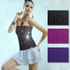 100%polyester sequin embroidery fabric
