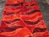 100% polyester shaggy carpets/rugs factory with cotton backing latex